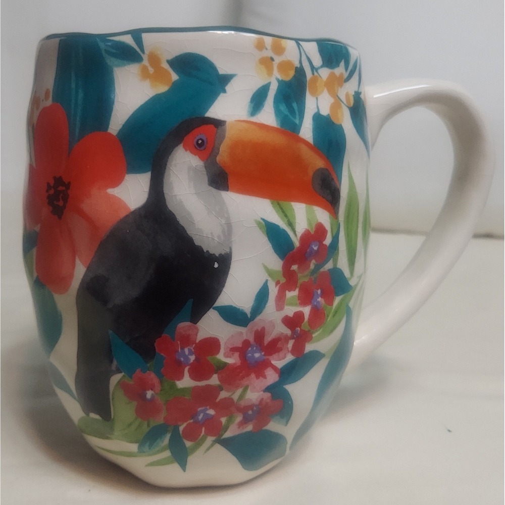 Portobello By Design‎ Toucan Coffee Mug Stoneware Designed in England